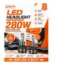 H4 LED Headlight Bulb 280W Ignite – Super Bright Car  Headlight