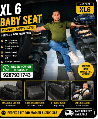 XL 6 AND INNOVA CRYSTA BABY SEAT